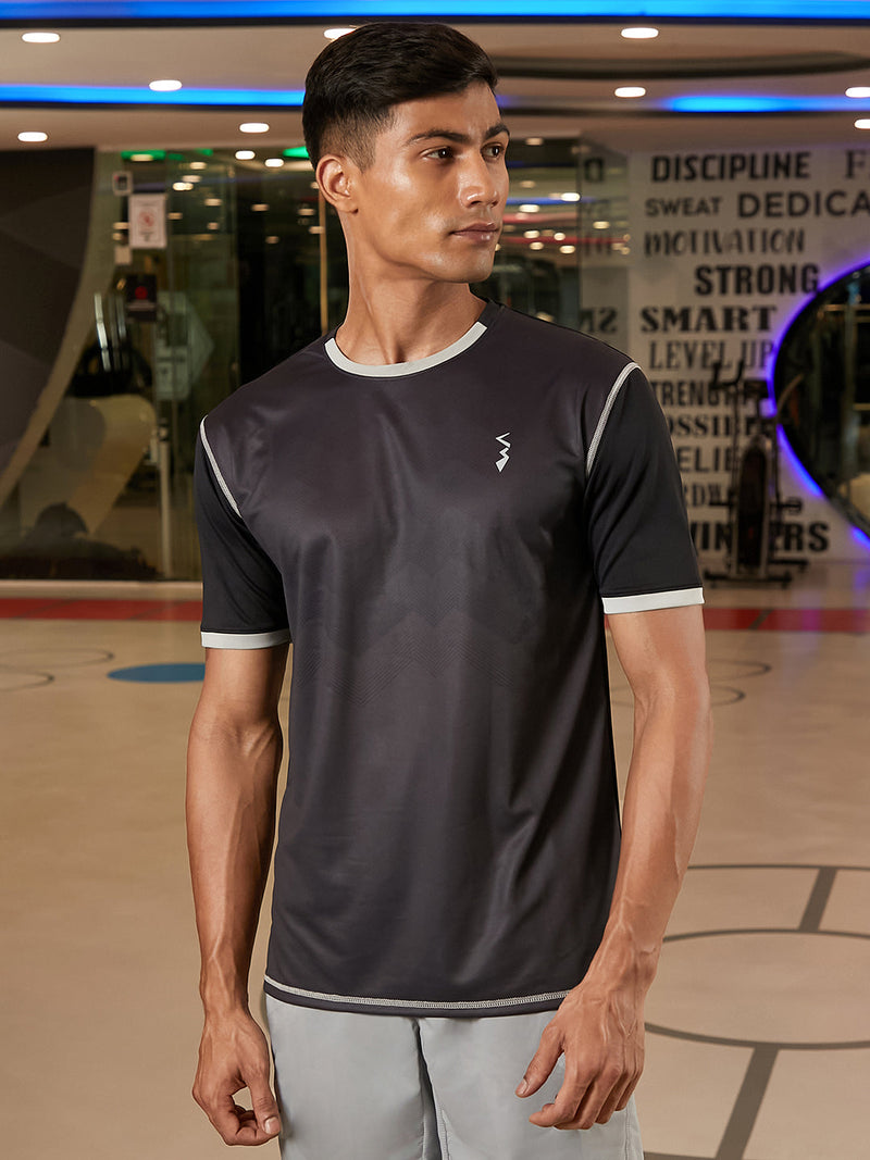 Geometric Activewear T-Shirt