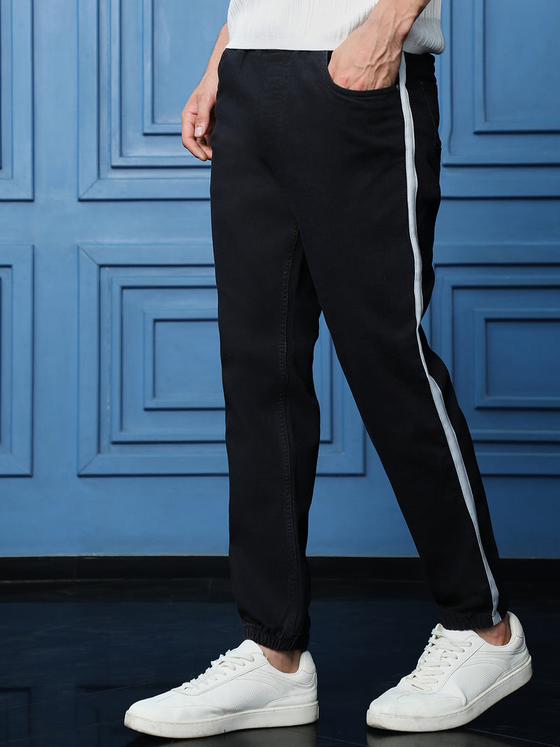 CAHOOT Men's Black Solid Denim Jogger - view 3