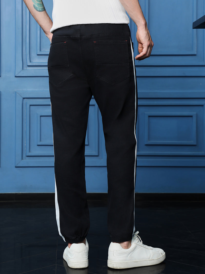 CAHOOT Men's Black Solid Denim Jogger - view 4