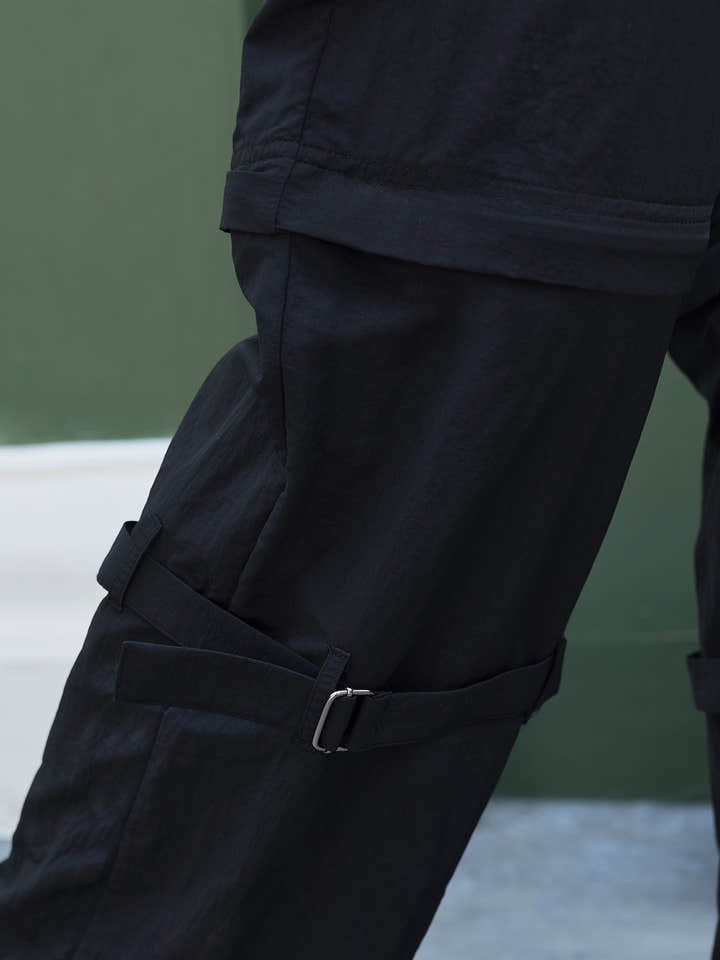 CAHOOT Men's Black Solid Trousers - view 7