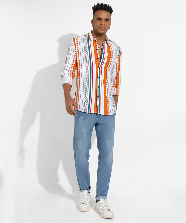 Geometrical Print Shirt