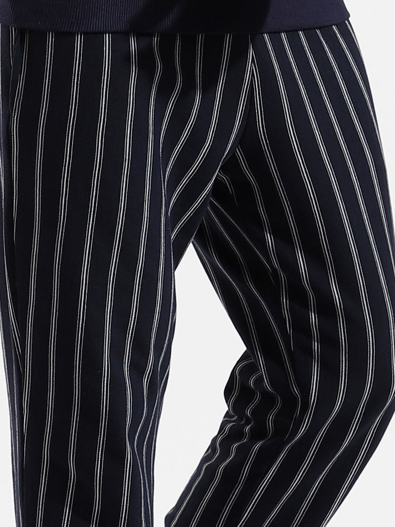 COTTON COLOUR-BLOCKED REGULAR FIT TRACKSUIT FOR CASUAL WEAR 