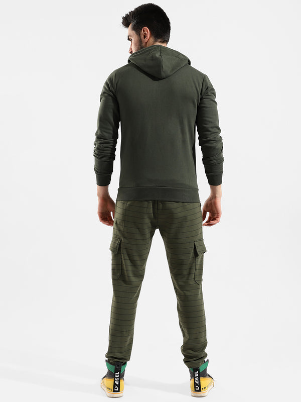 Cotton Solid Regular Fit Tracksuit For Casual Wear