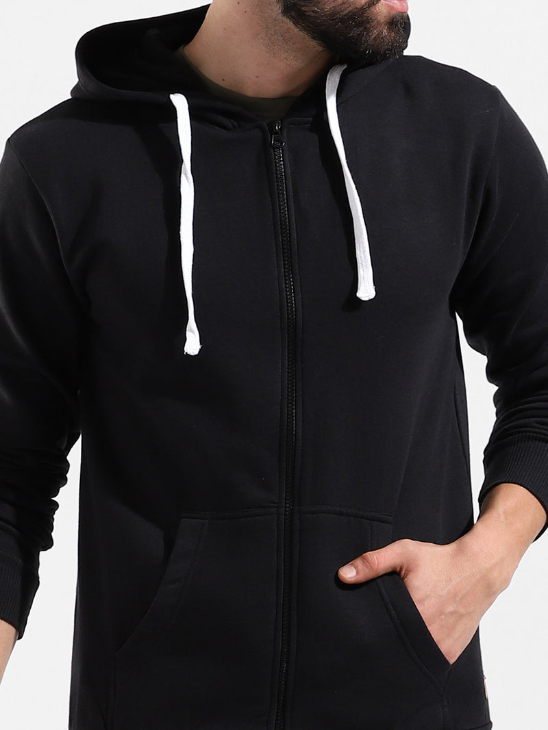 Cotton Solid Regular Fit Tracksuit For Casual Wear