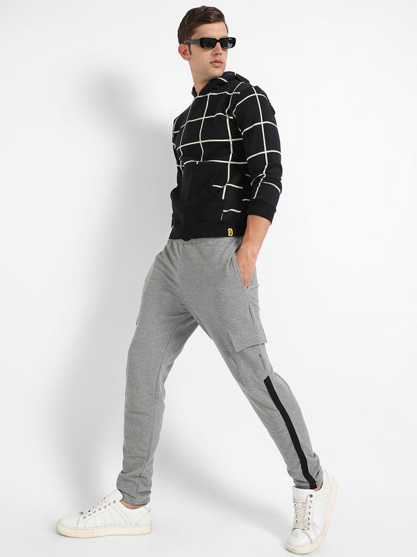 Graph Checks Hoodie With Insert Pocket
