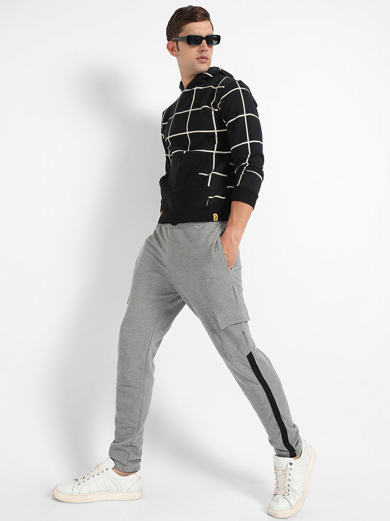 Graph Checks Hoodie With Insert Pocket