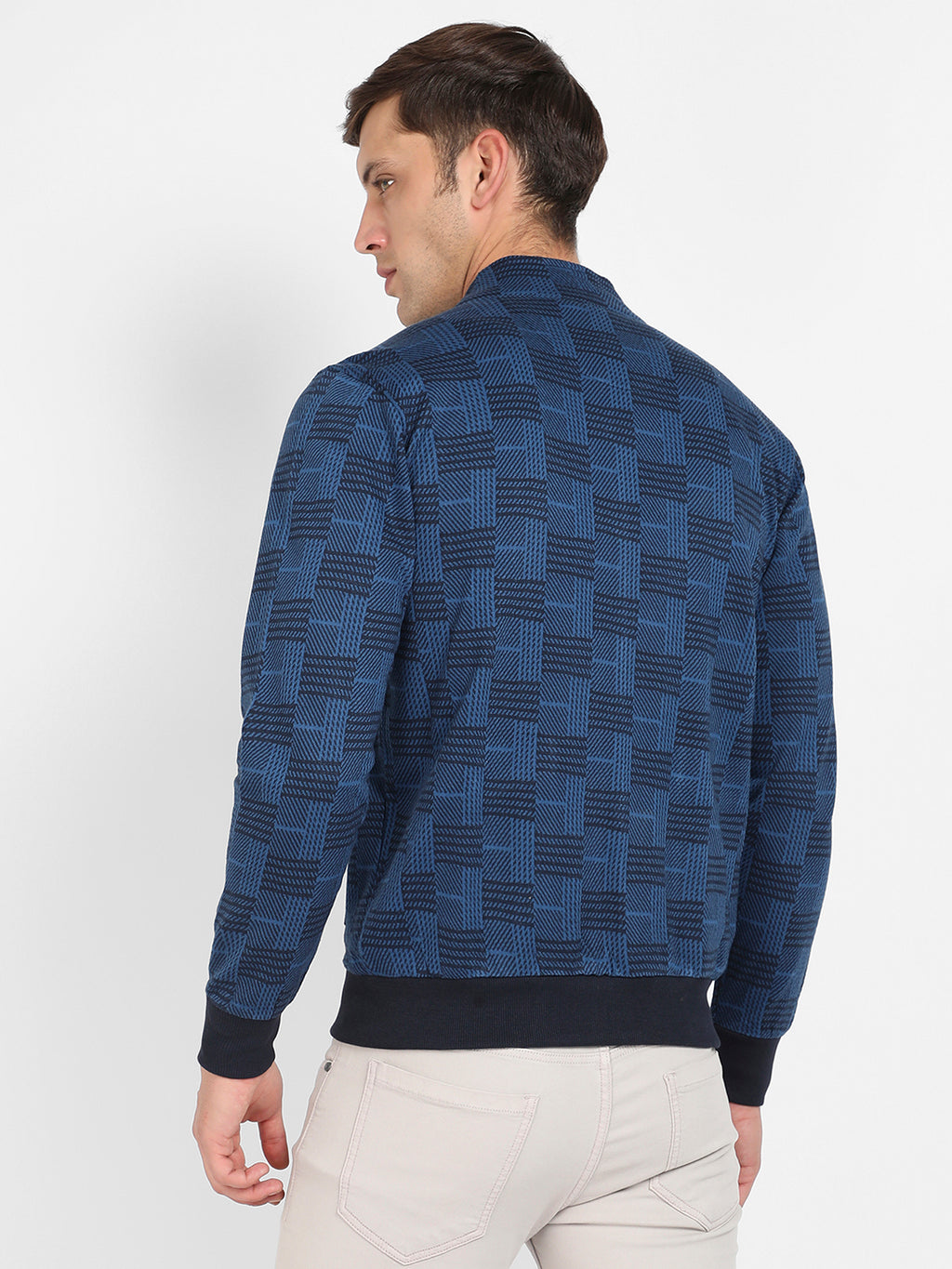 Textured Jacket With Flap Pocket