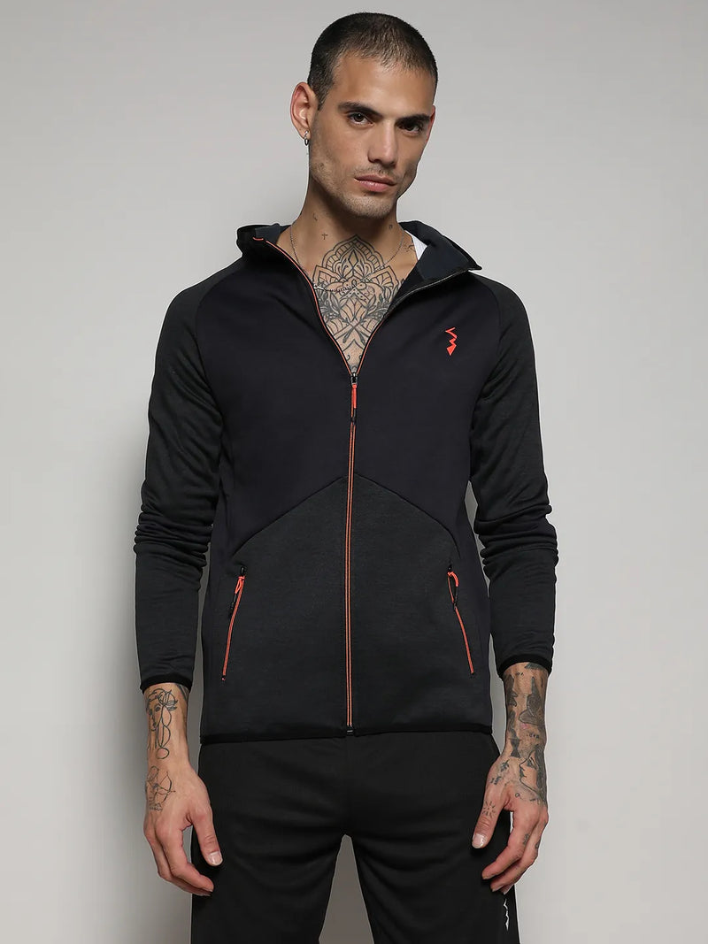 Zip-Front Activewear Jacket With Insert Pocket