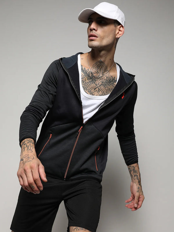 Zip-Front Activewear Jacket With Insert Pocket
