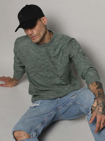 Textured Knit Sweater