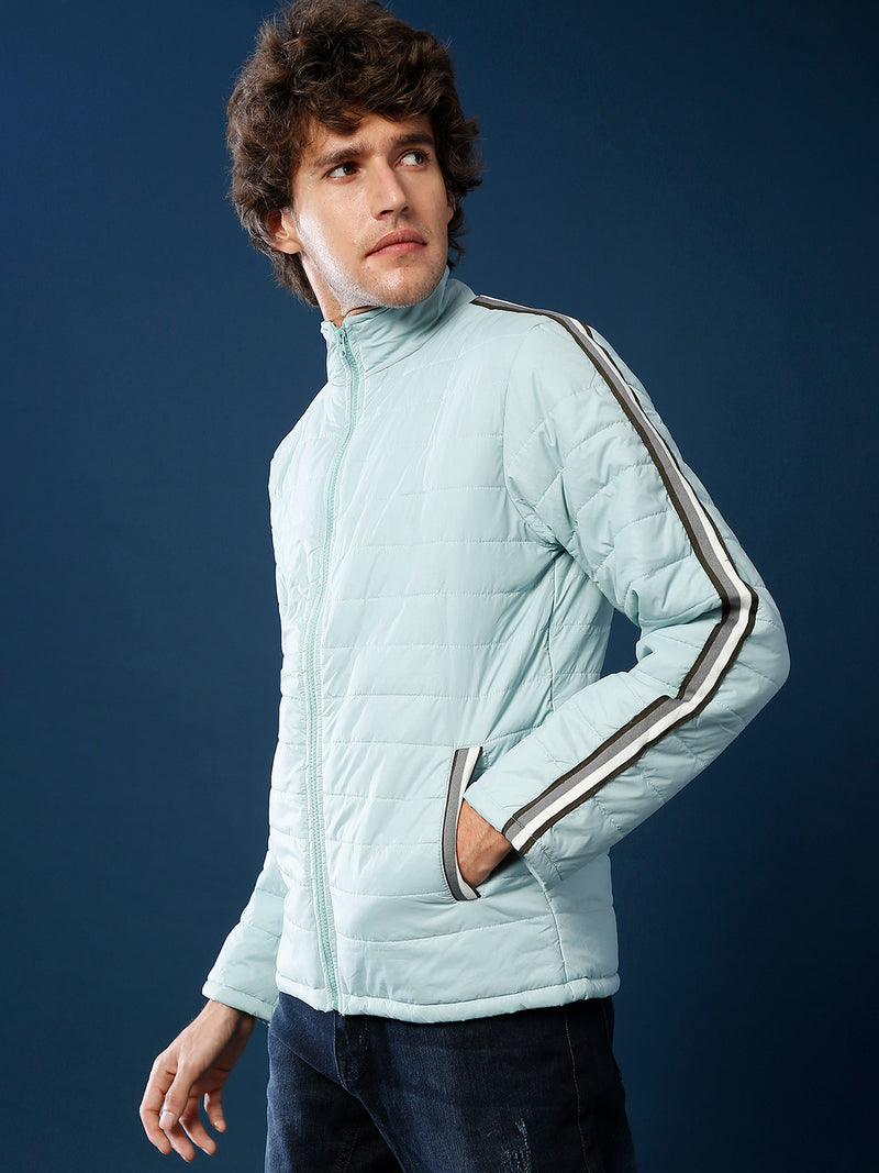 High Neck Quilted Jacket