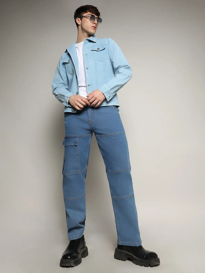 Light-Wash Denim Jacket