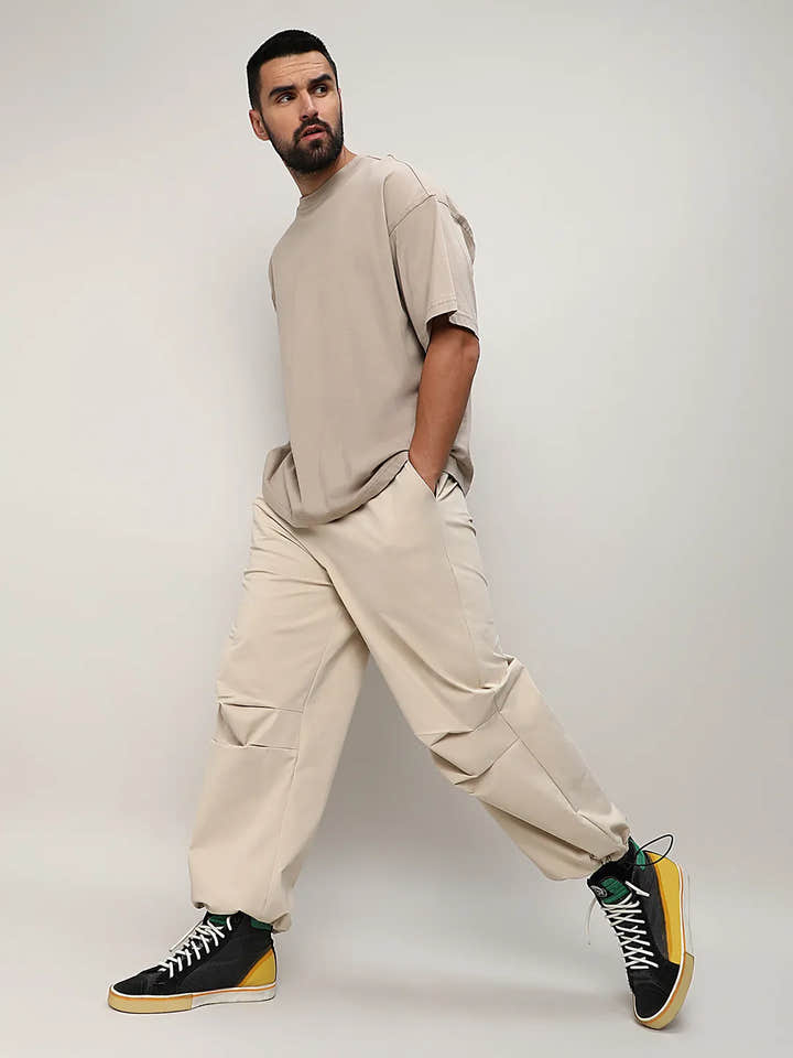 Solid Parachute Trousers