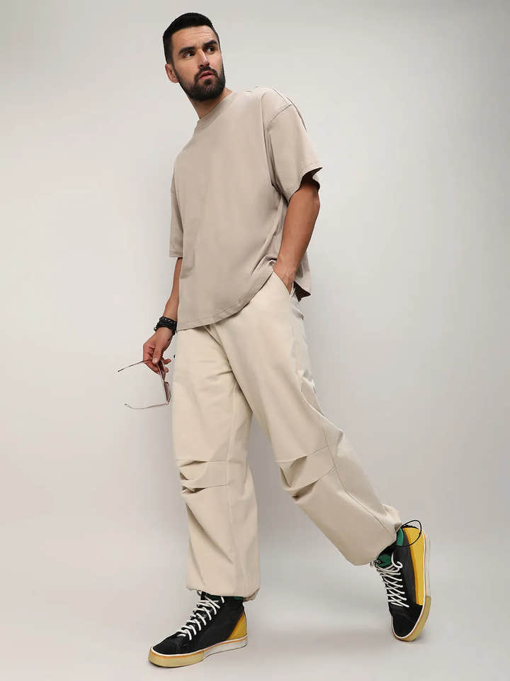 Solid Parachute Trousers