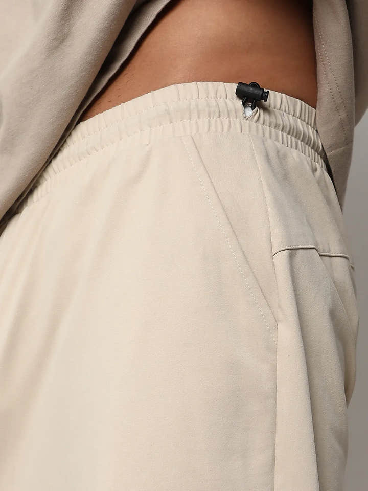 Solid Parachute Trousers