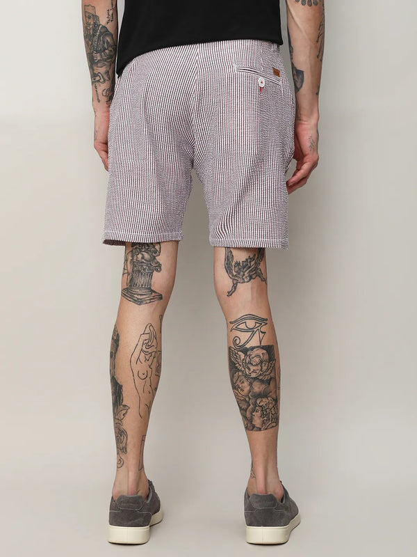 Seersucker Stripe Shorts