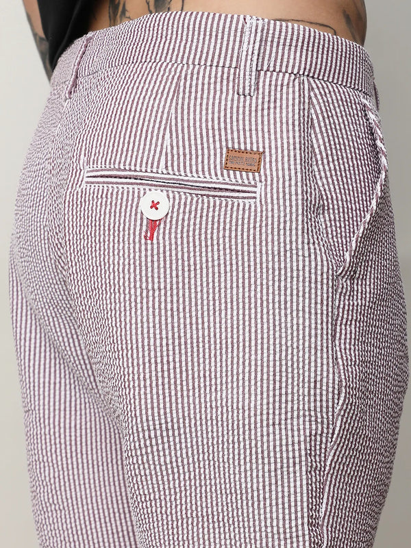 Seersucker Stripe Shorts