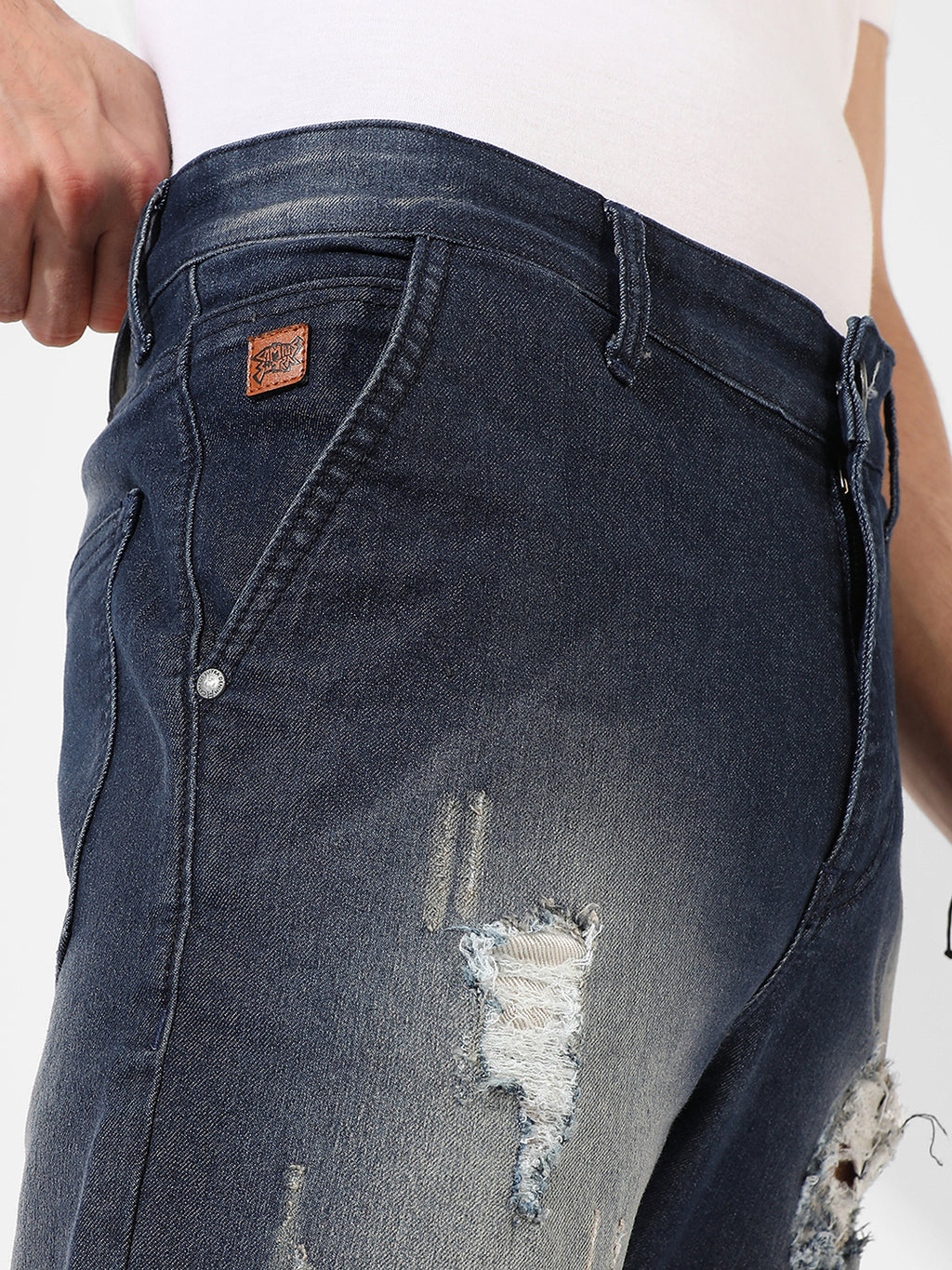 Ripped Denim Jeans