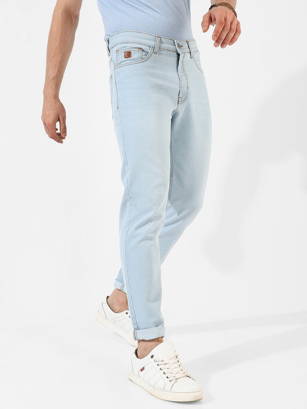 Light-Washed Denim Jeans