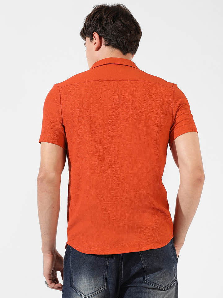 Solid Casual Shirt
