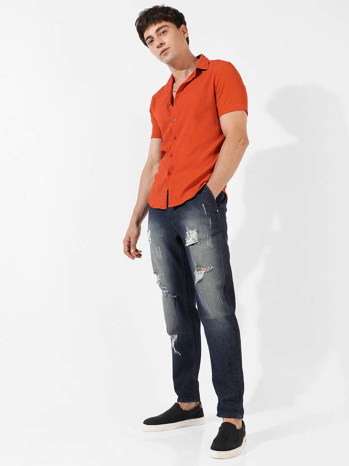 Solid Casual Shirt