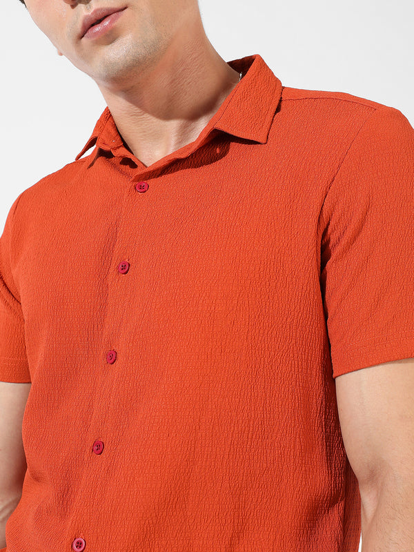Solid Casual Shirt