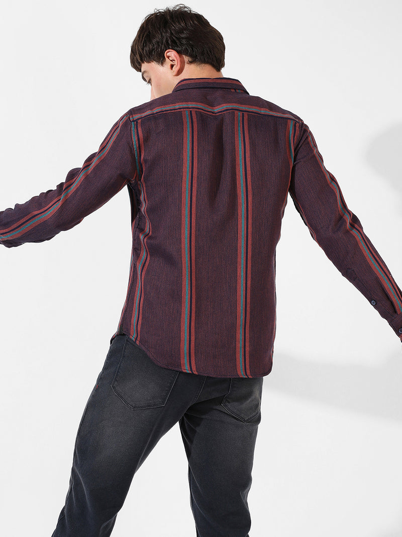 Striped Casual Shirt