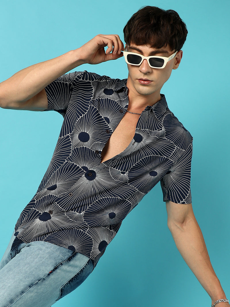 Mushroom Print Shirt