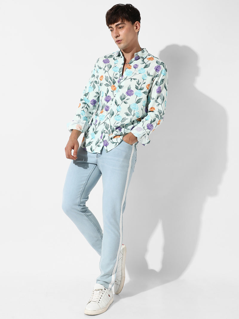 Rose Garden Print Shirt