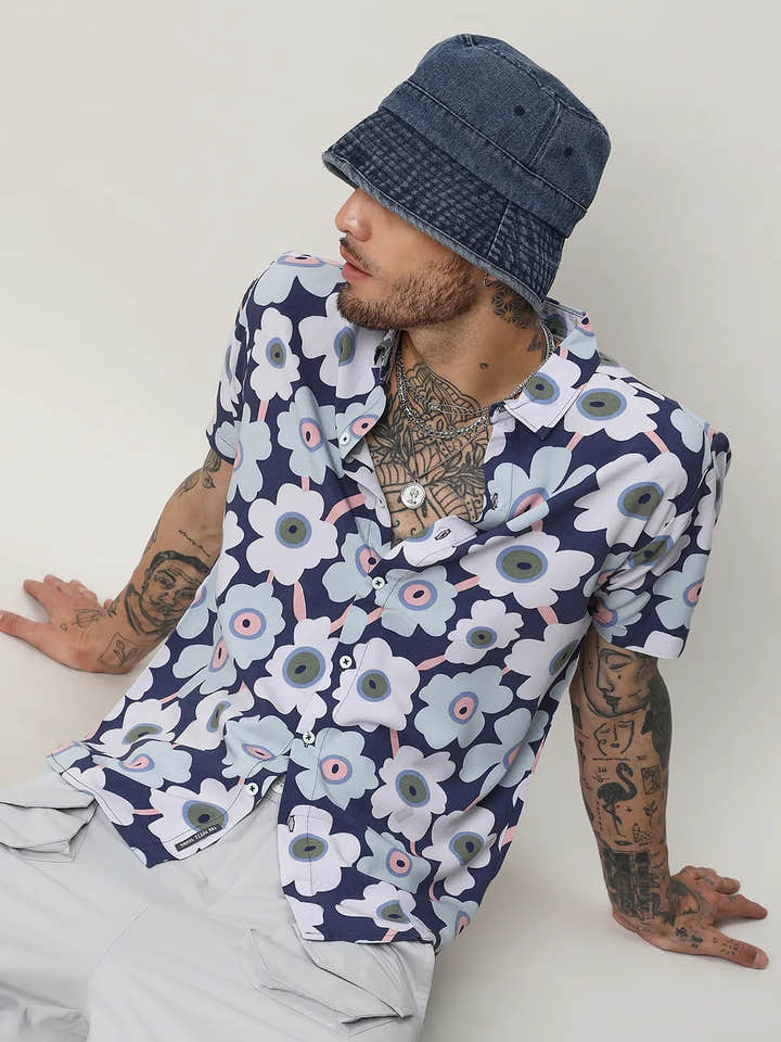 Maxi Floral Block Shirt