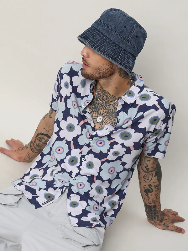 Maxi Floral Block Shirt
