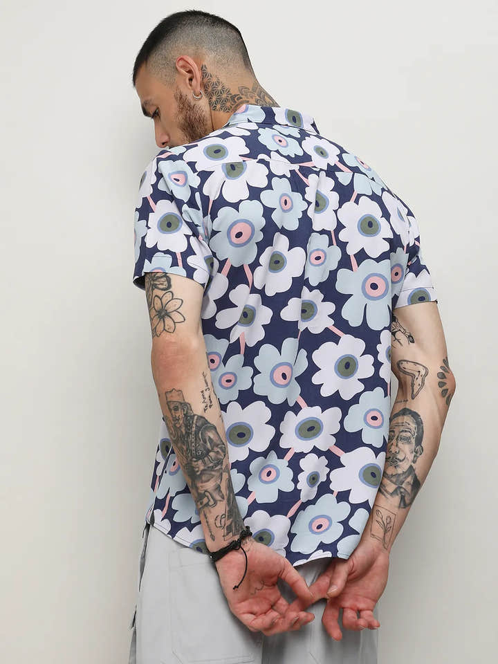 Maxi Floral Block Shirt