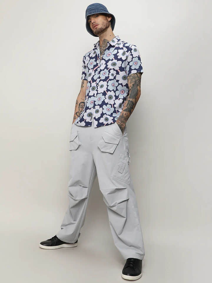Maxi Floral Block Shirt