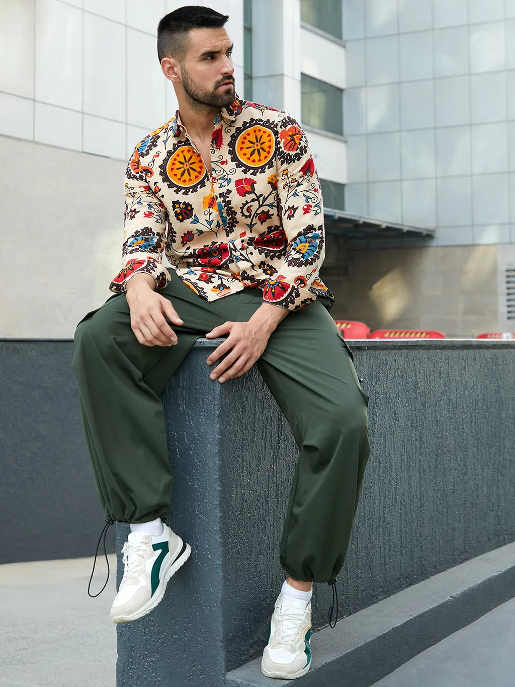Ethnic Floral Shirt