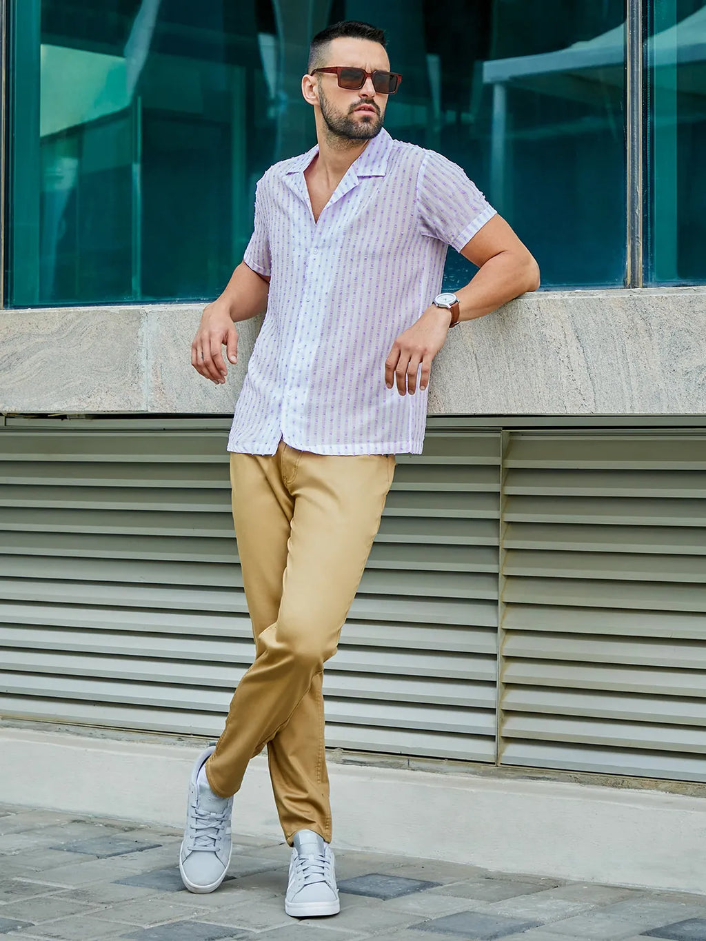 Balanced Striped Shirt