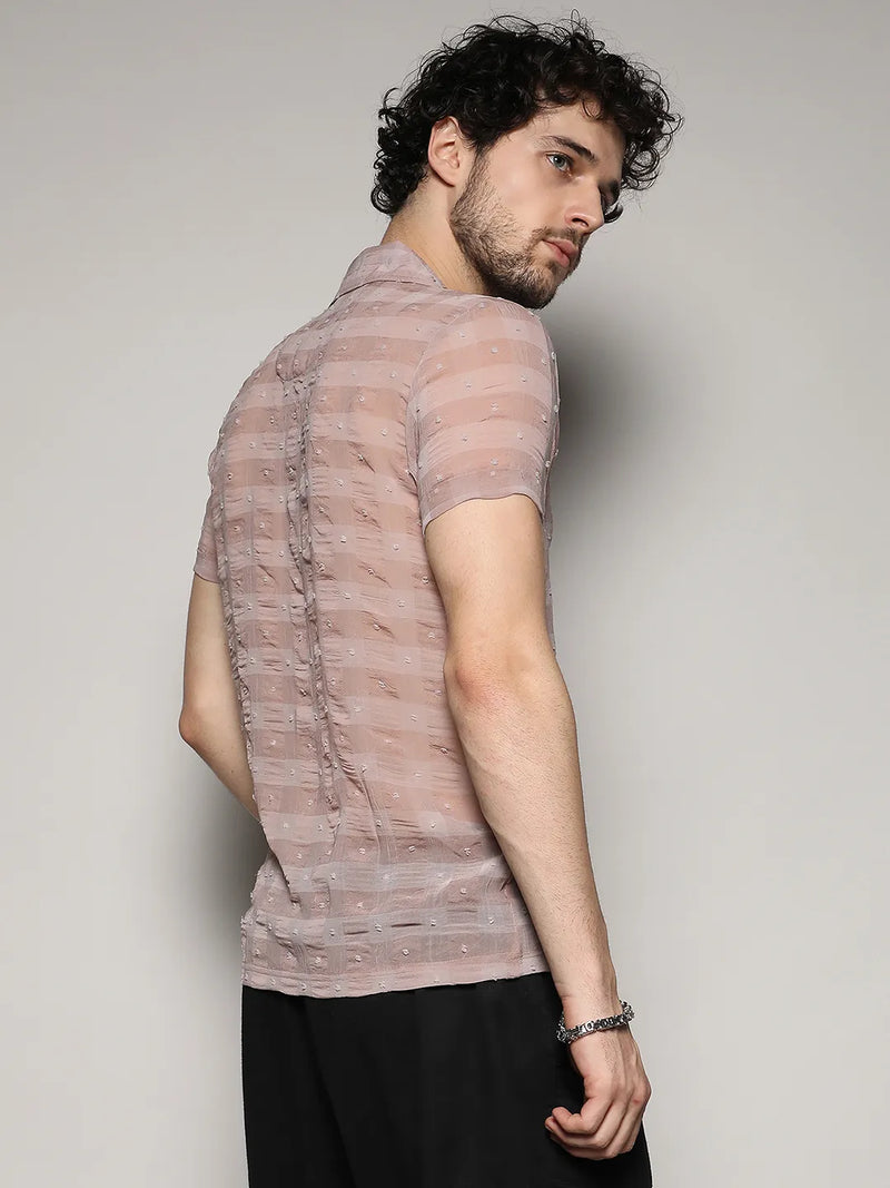 Self-Design Buffalo Check Shirt