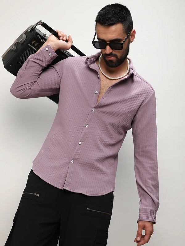 Stripe-Creased Shirt