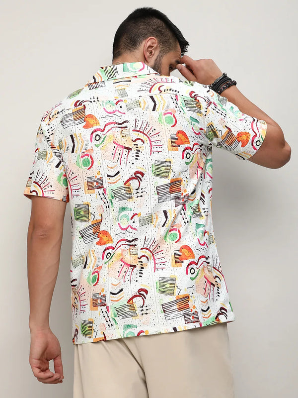 Mesh Graphic Shirt