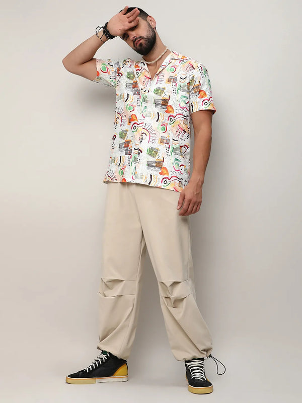 Mesh Graphic Shirt