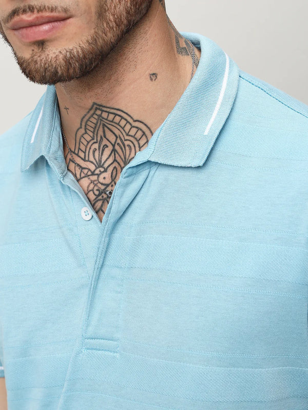 Self-Design Horizontal Striped T-Shirt