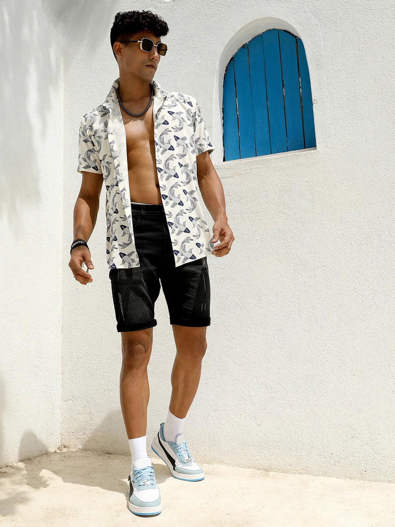 Fish Print Shirt