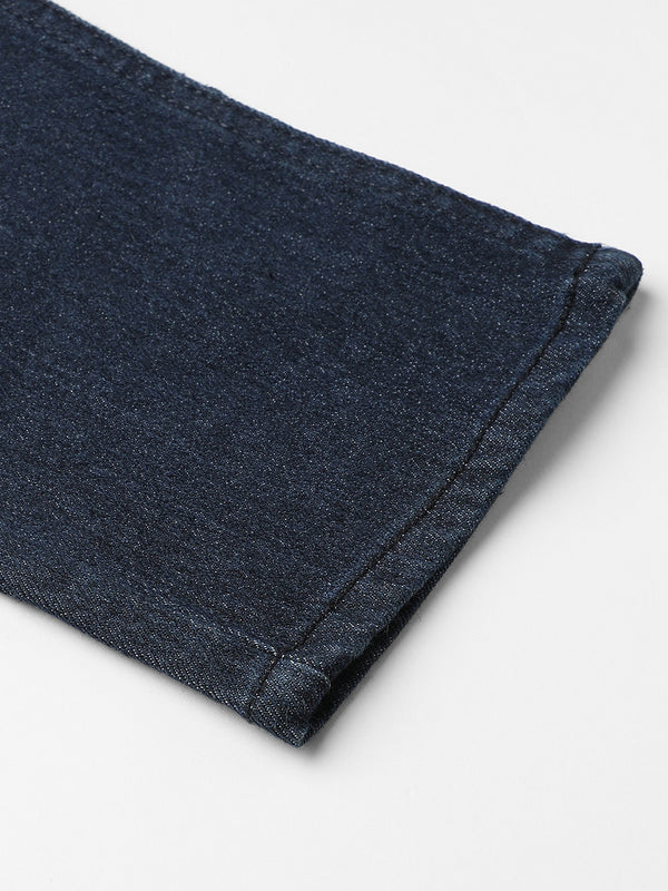 Dark-Washed Denim Jeans