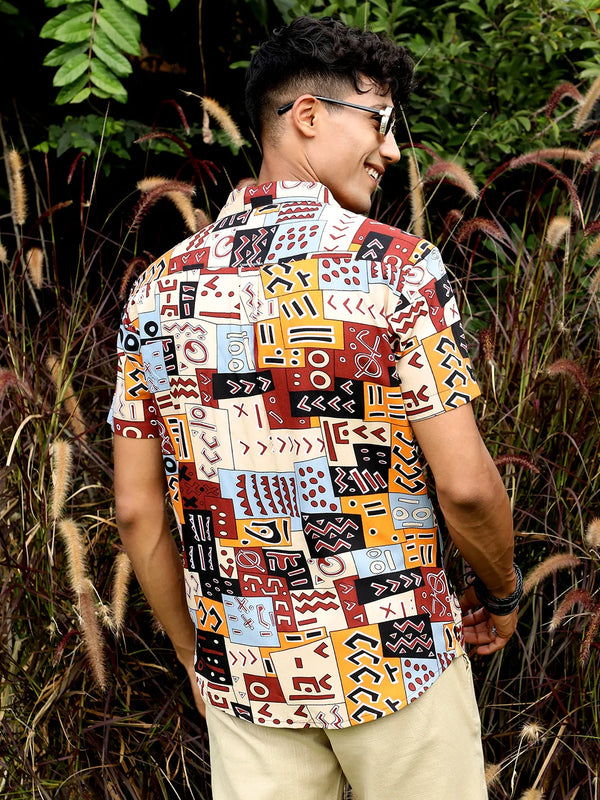 Aztec Print Shirt