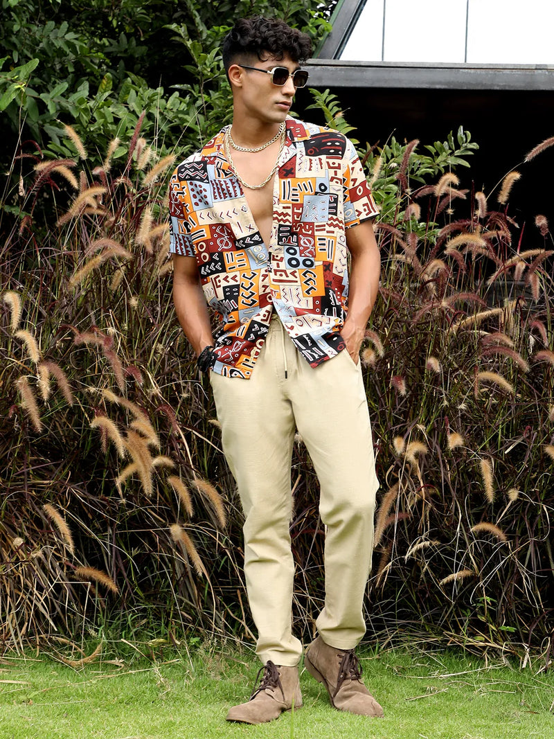 Aztec Print Shirt