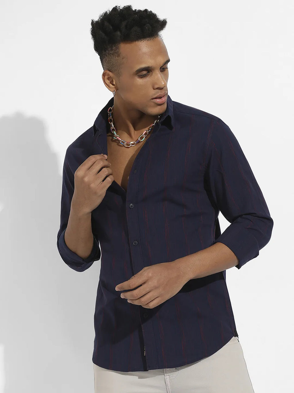 Ombre Striped Shirt