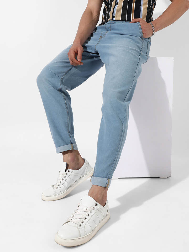 Carrot Fit Denim Jeans
