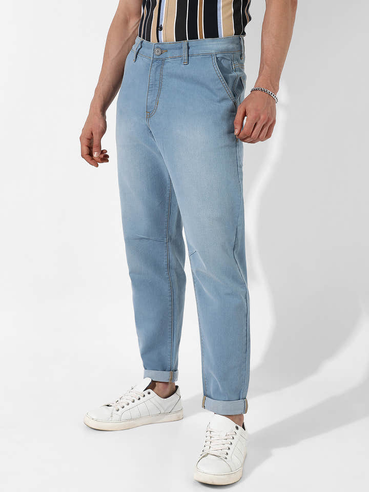 Carrot Fit Denim Jeans
