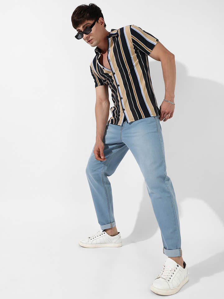 Carrot Fit Denim Jeans