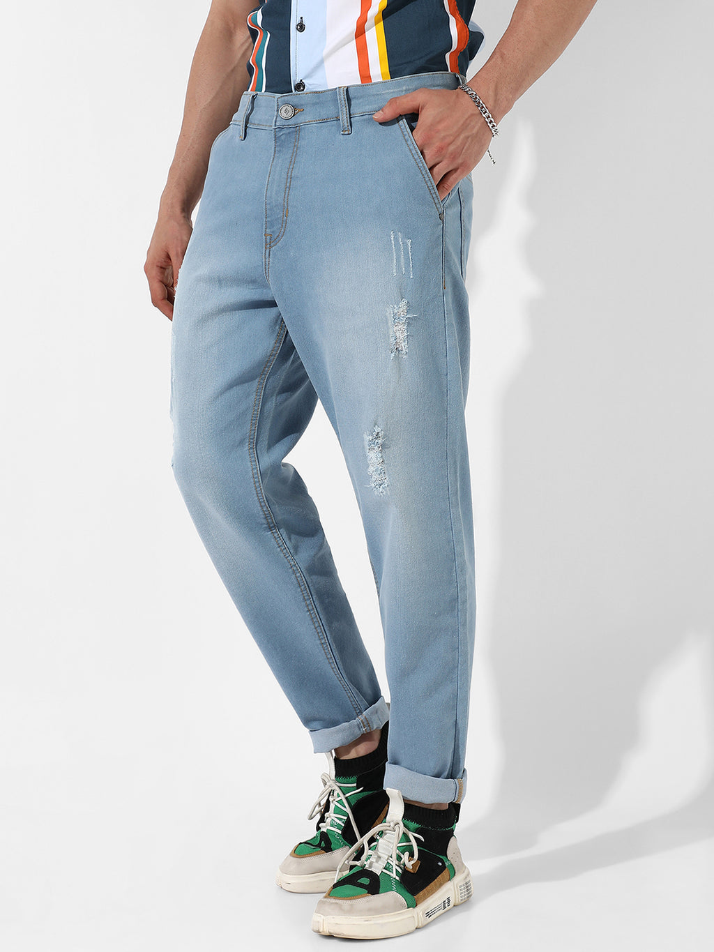 Ripped Denim Jeans