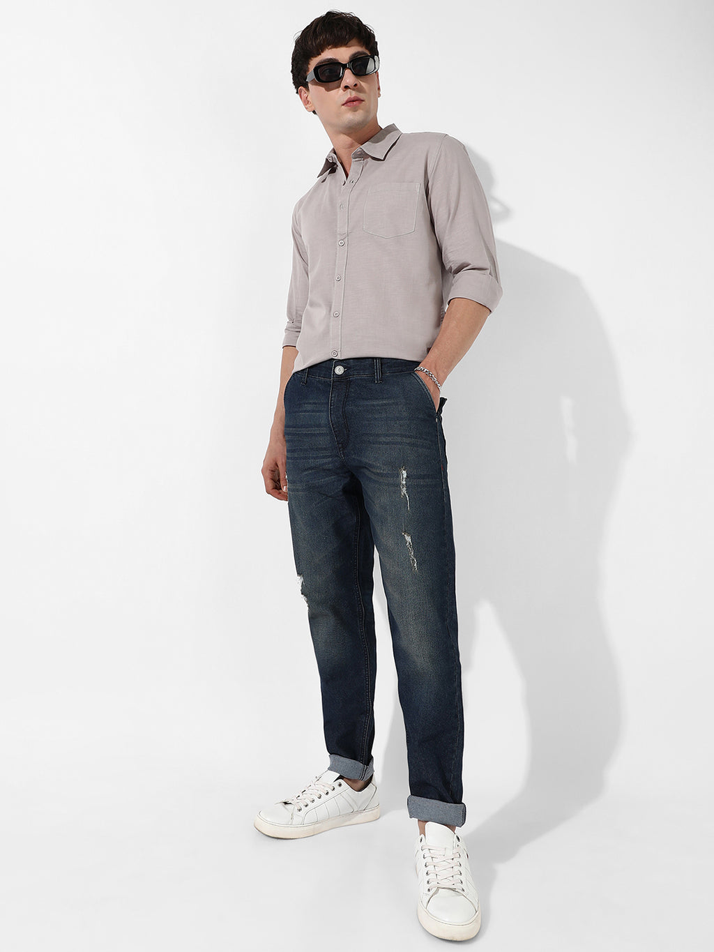 Carrot Fit Denim Jeans